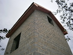 Дом дачный из керамзитобетонных блоков №3 черновой